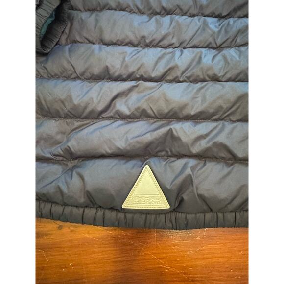 LL Bean Ultralight 650 Goose Down Puffer Jacket Navy Blue Toddler Size 4T - Picture 11 of 14